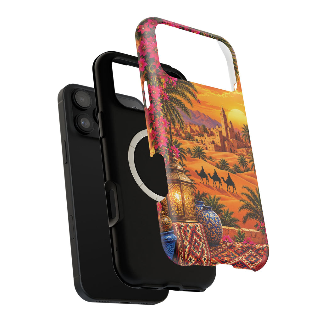 Sahara Heritage — Magnetic Impact-Resistant iPhone Cover