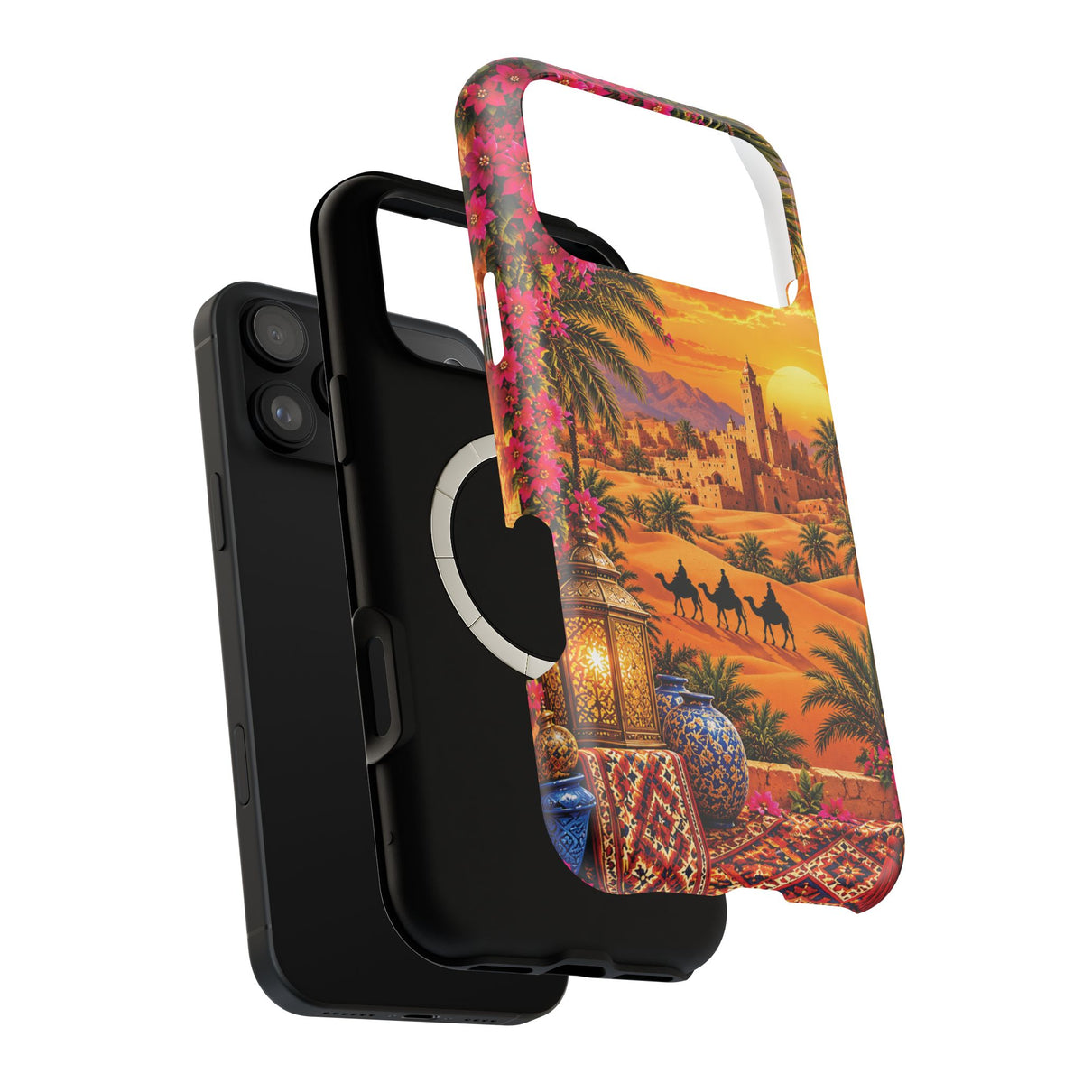 Sahara Heritage — Magnetic Impact-Resistant iPhone Cover