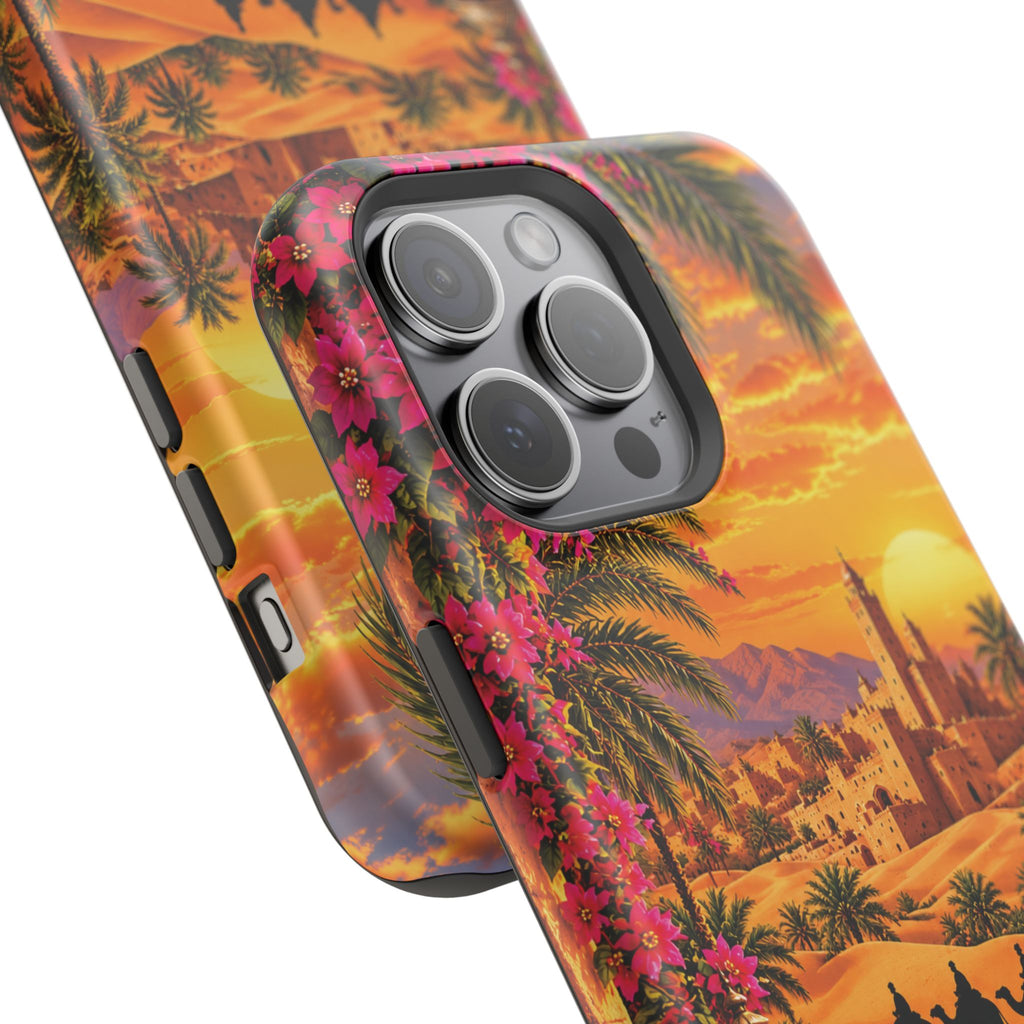 Sahara Heritage — Magnetic Impact-Resistant iPhone Cover