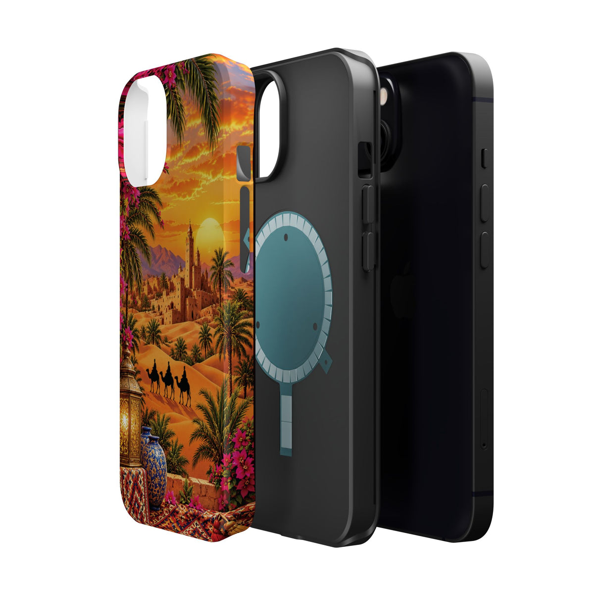 Sahara Heritage — Magnetic Impact-Resistant iPhone Cover
