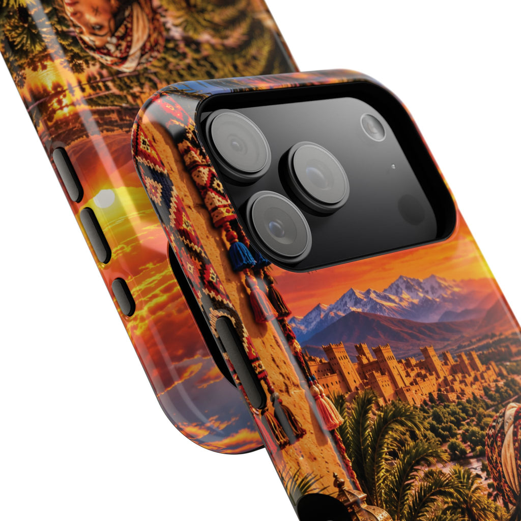 Amazigh Warrior Woman Heritage — Magnetic Impact-Resistant iPhone Cover