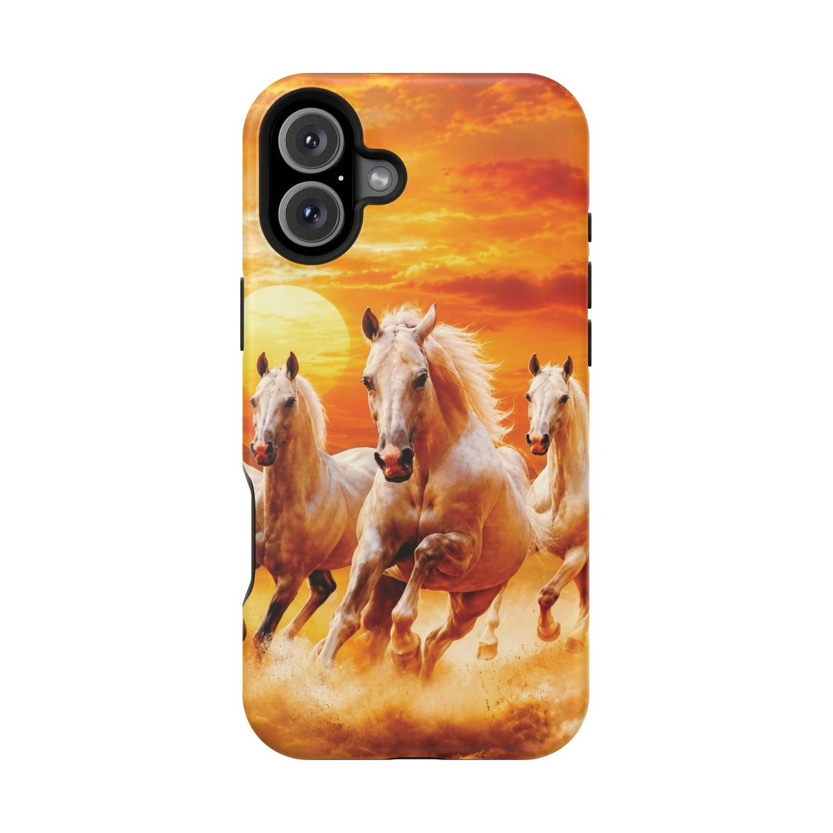 Atlas Horses - Moroccan Sunset — Magnetic Impact-Resistant iPhone Cover