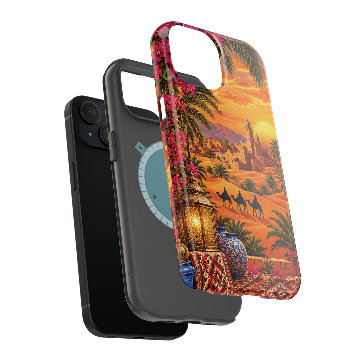 Sahara Heritage — Magnetic Impact-Resistant iPhone Cover