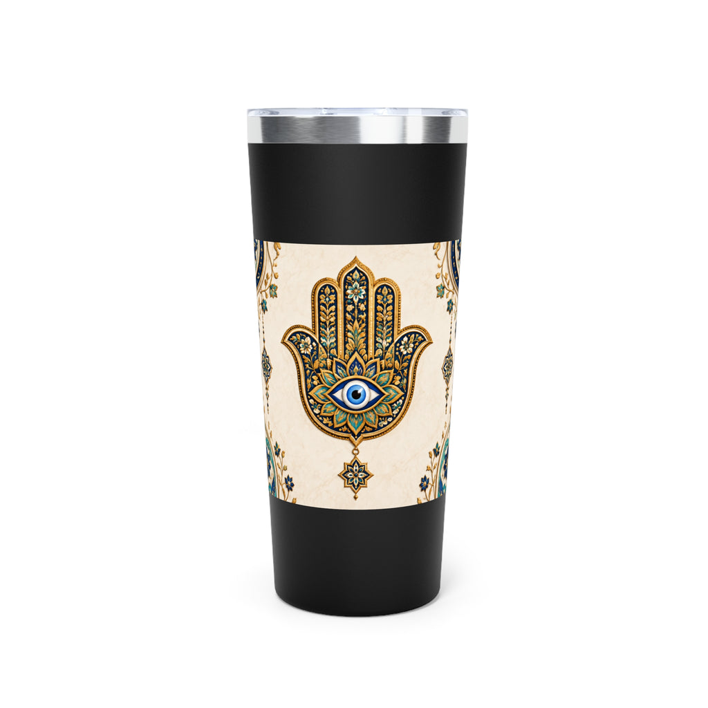 Moroccan Khmisa Heritage Tumbler – 22oz Insulated Stainless Steel Travel Cup | NOOR SULTAN