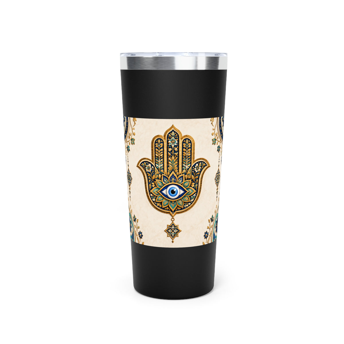 Moroccan Khmisa Heritage Tumbler – 22oz Insulated Stainless Steel Travel Cup | NOOR SULTAN