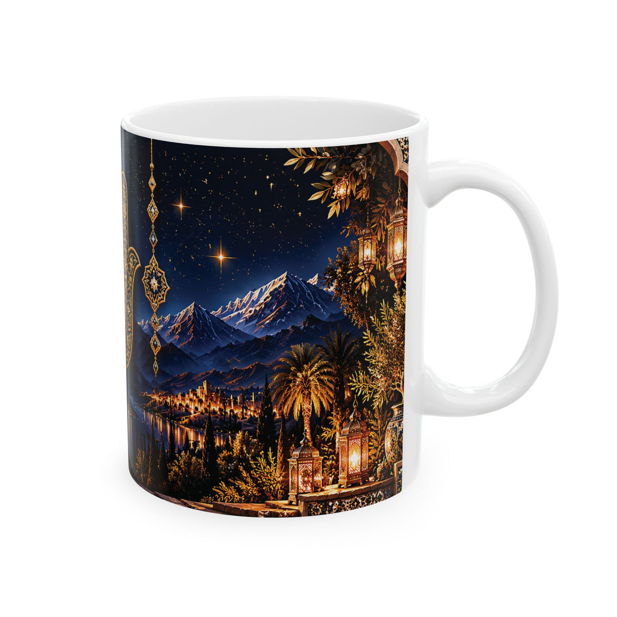 Moroccan Atlas Night Khmisa Mug | NOOR SULTAN
