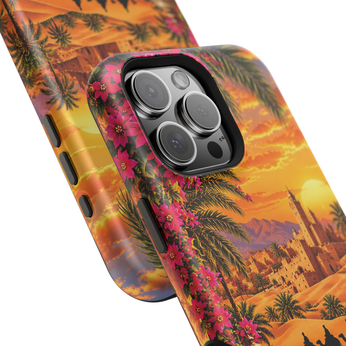 Sahara Heritage — Magnetic Impact-Resistant iPhone Cover