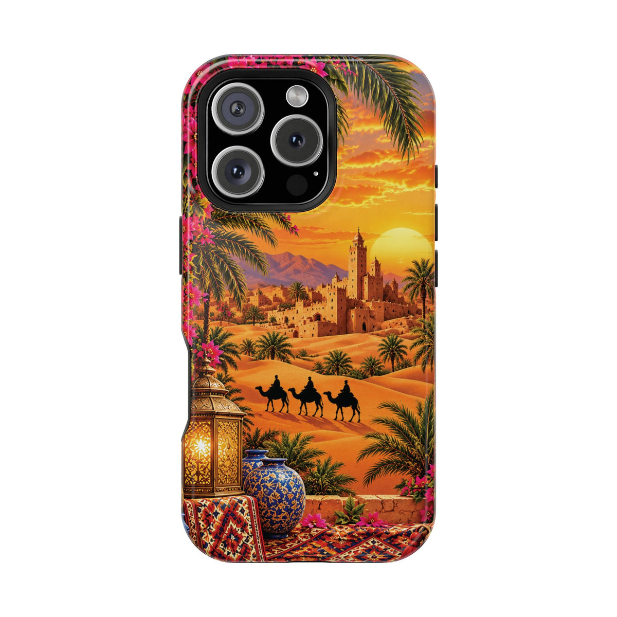 Sahara Heritage — Magnetic Impact-Resistant iPhone Cover