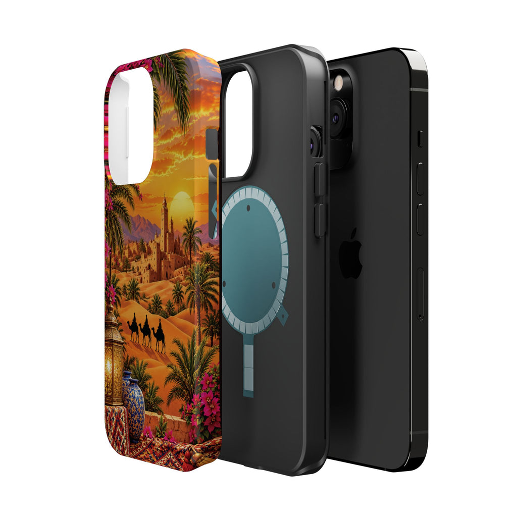 Sahara Heritage — Magnetic Impact-Resistant iPhone Cover