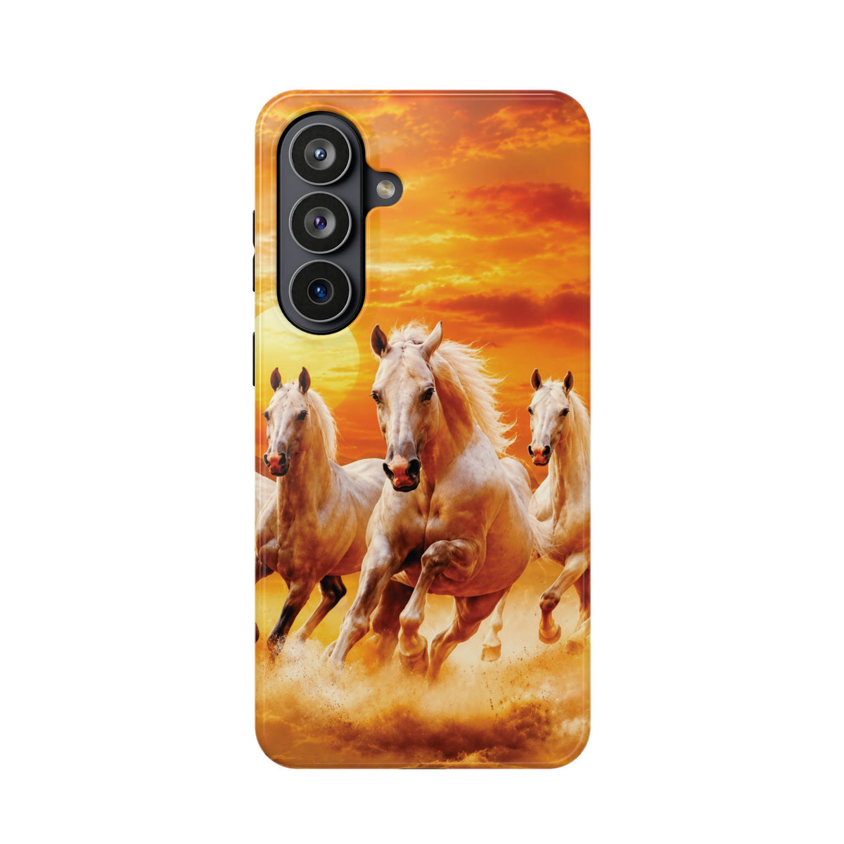 Atlas Horses - Moroccan Sunset — Magnetic Impact-Resistant iPhone Cover