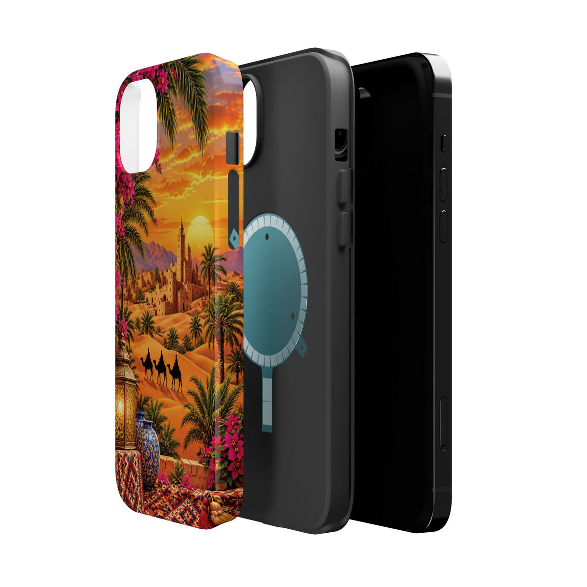 Sahara Heritage — Magnetic Impact-Resistant iPhone Cover