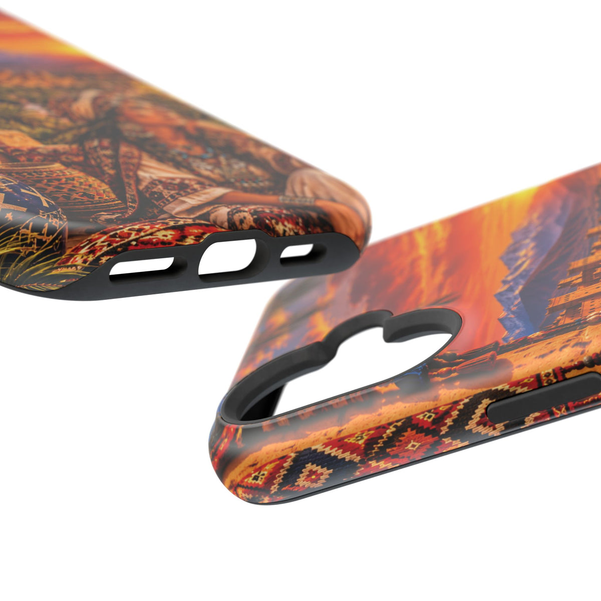 Amazigh Warrior Woman Heritage — Magnetic Impact-Resistant iPhone Cover