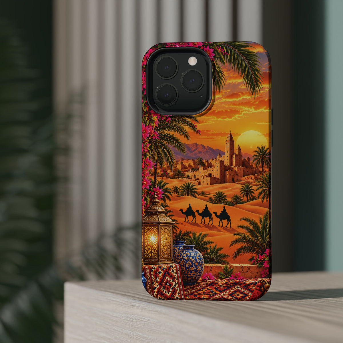 Sahara Heritage — Magnetic Impact-Resistant iPhone Cover