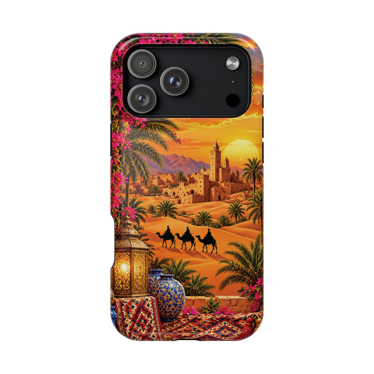 Sahara Heritage — Magnetic Impact-Resistant iPhone Cover