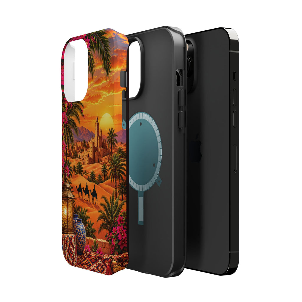 Sahara Heritage — Magnetic Impact-Resistant iPhone Cover