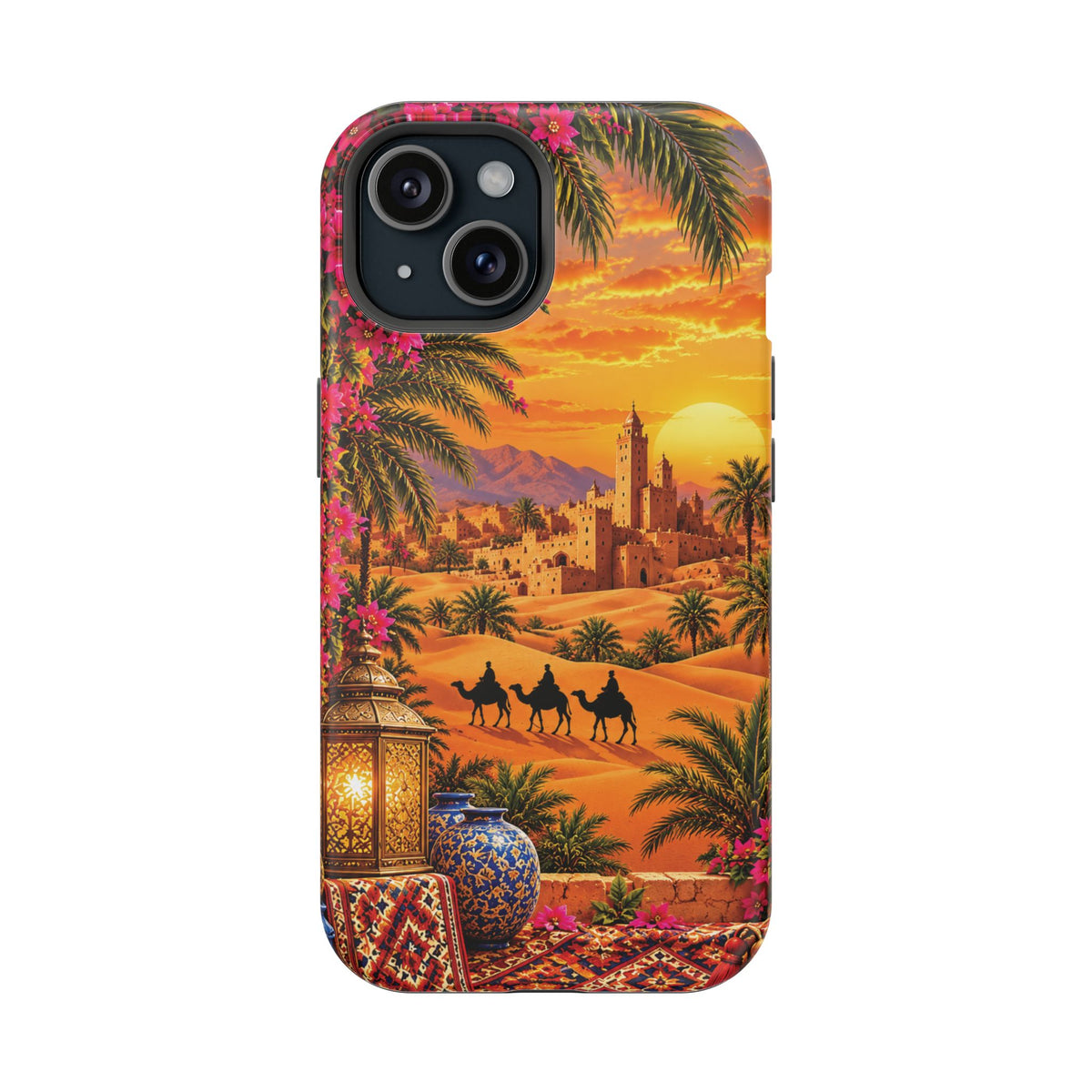 Sahara Heritage — Magnetic Impact-Resistant iPhone Cover