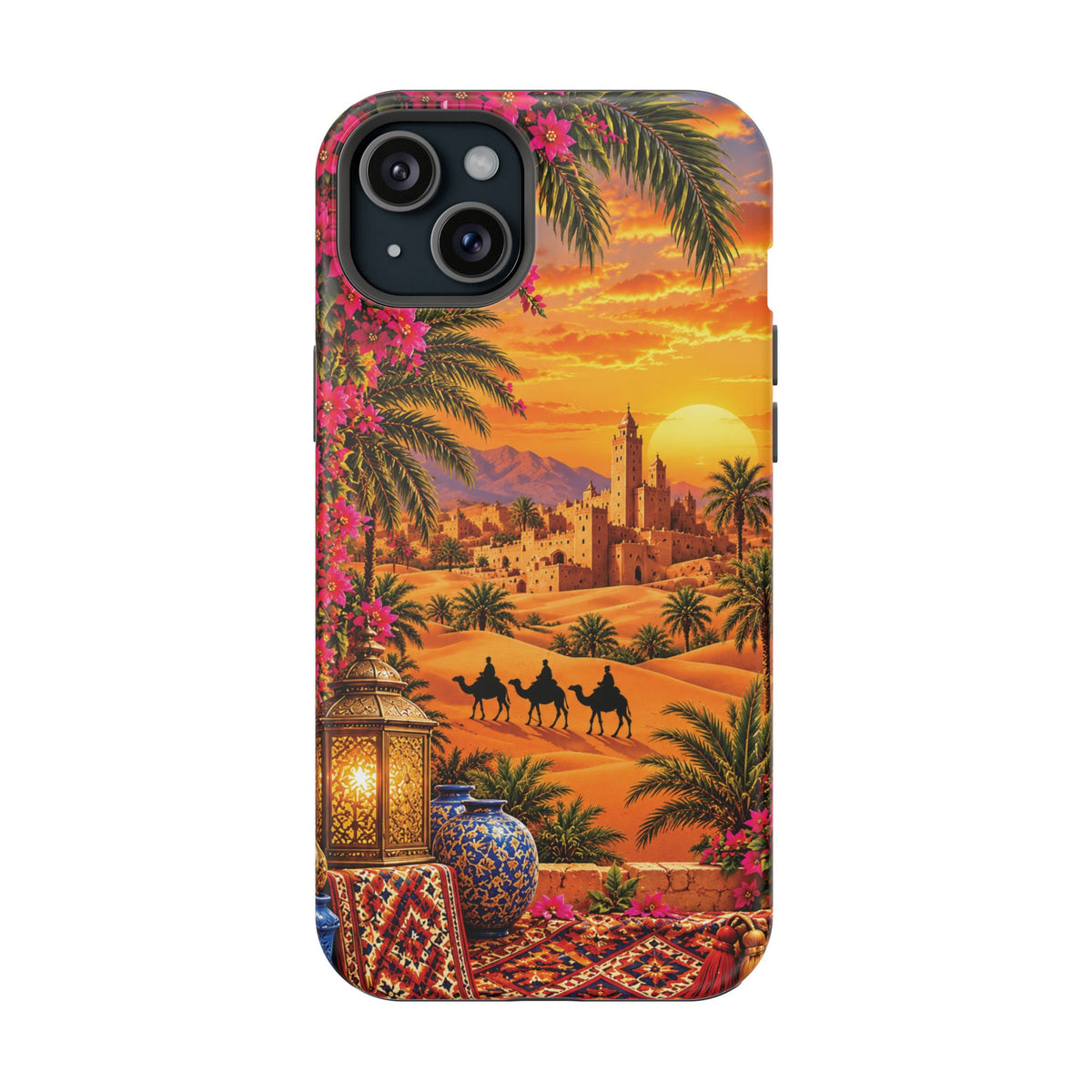 Sahara Heritage — Magnetic Impact-Resistant iPhone Cover