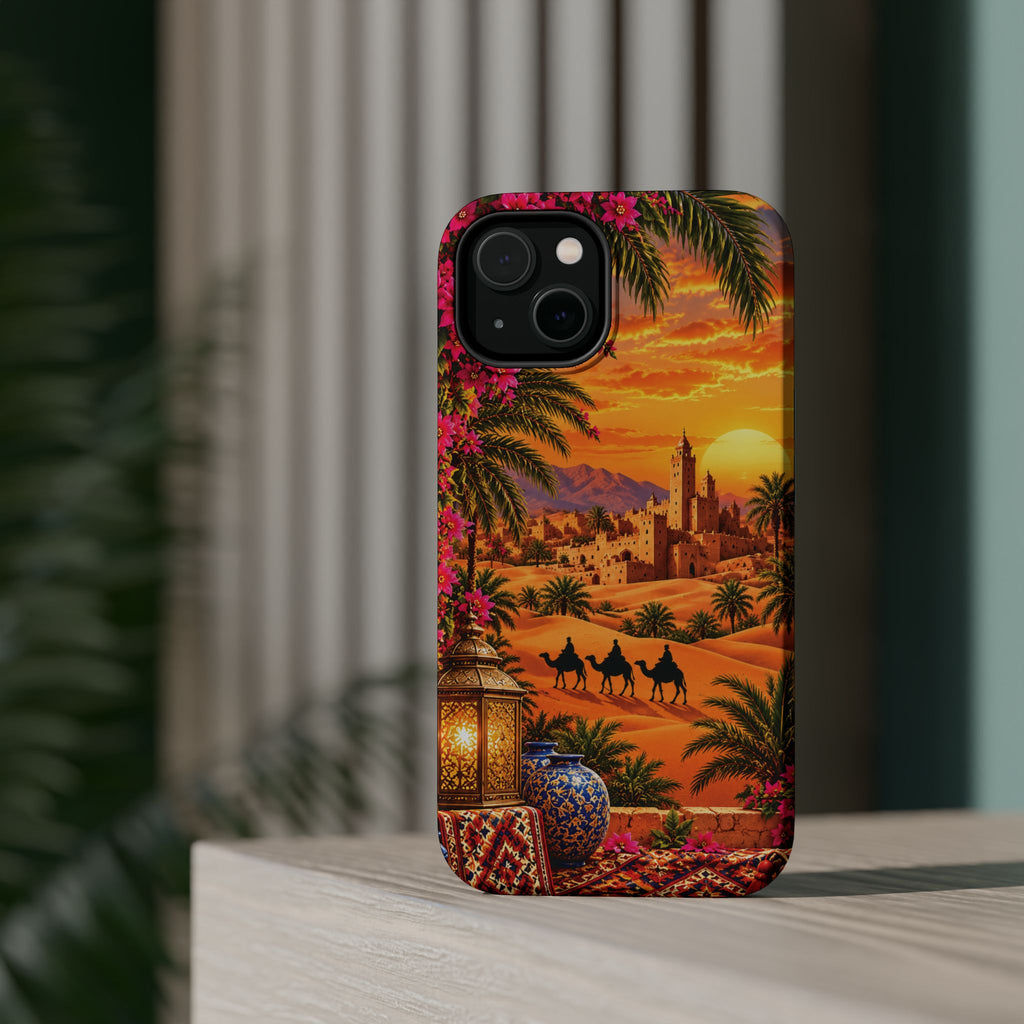 Sahara Heritage — Magnetic Impact-Resistant iPhone Cover