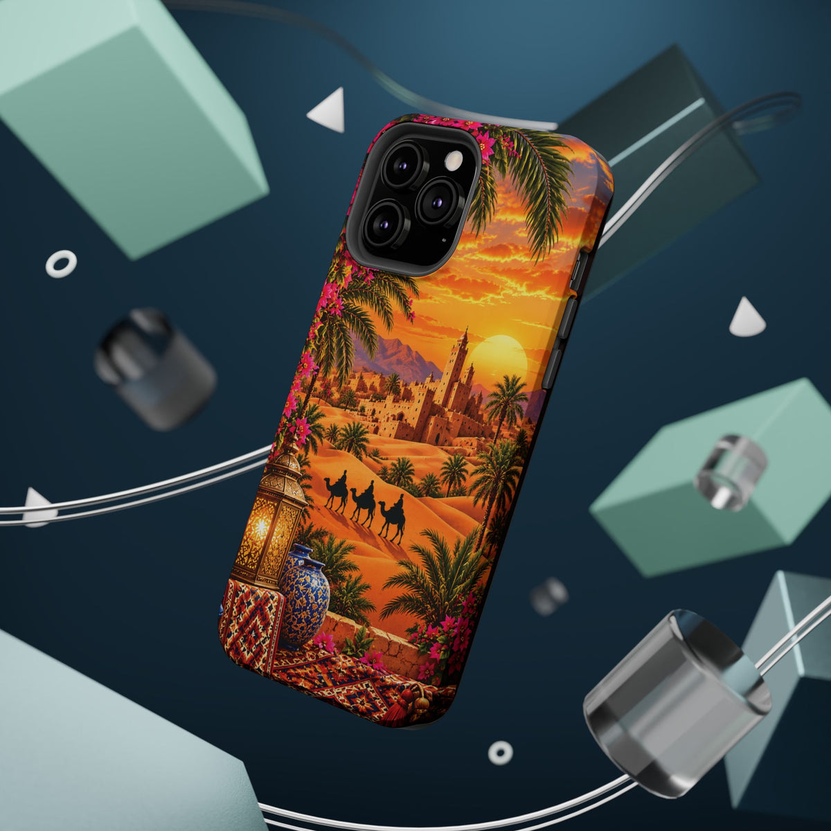 Sahara Heritage — Magnetic Impact-Resistant iPhone Cover