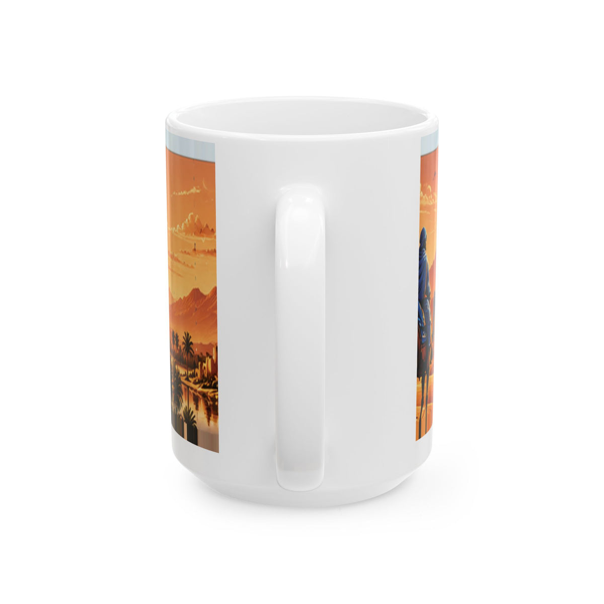 Moroccan Sahara Sunset Mug – Atlas Mountains & Khmisa | NOOR SULTAN