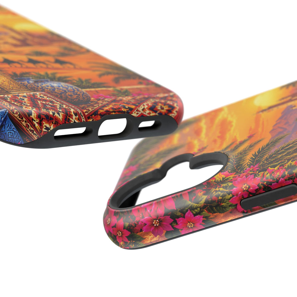 Sahara Heritage — Magnetic Impact-Resistant iPhone Cover
