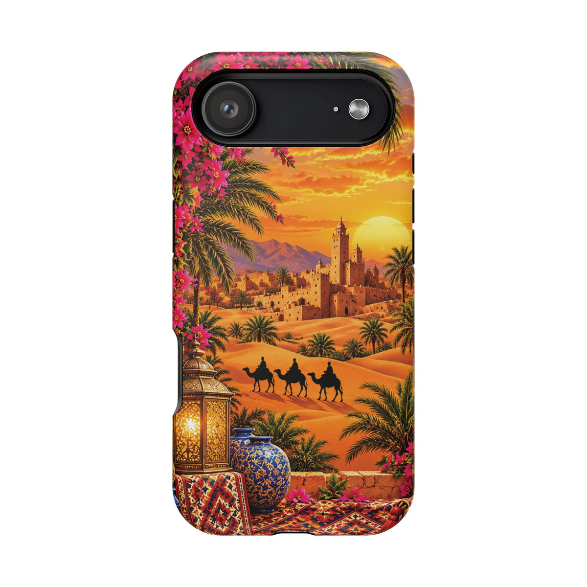 Sahara Heritage — Magnetic Impact-Resistant iPhone Cover