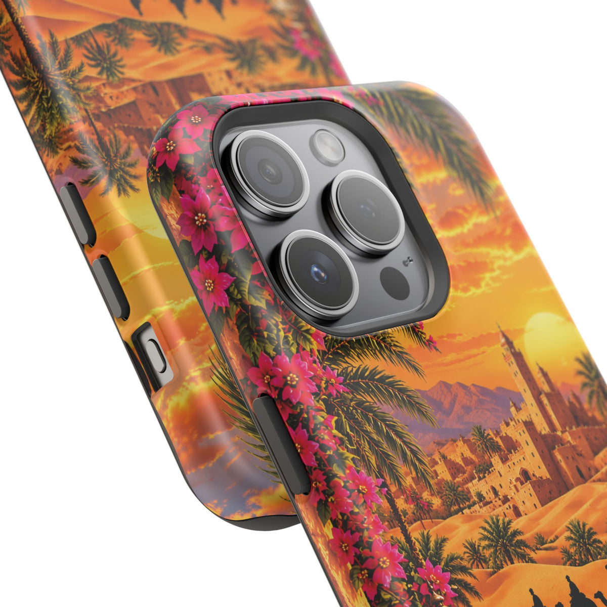 Sahara Heritage — Magnetic Impact-Resistant iPhone Cover