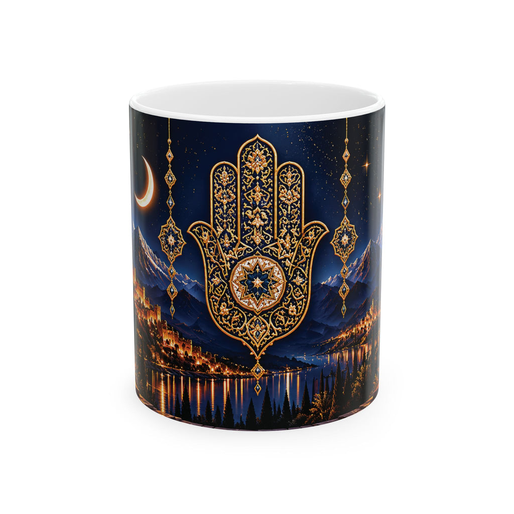 Moroccan Atlas Night Khmisa Mug | NOOR SULTAN