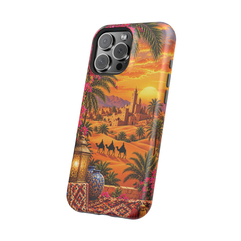 Sahara Heritage — Magnetic Impact-Resistant iPhone Cover