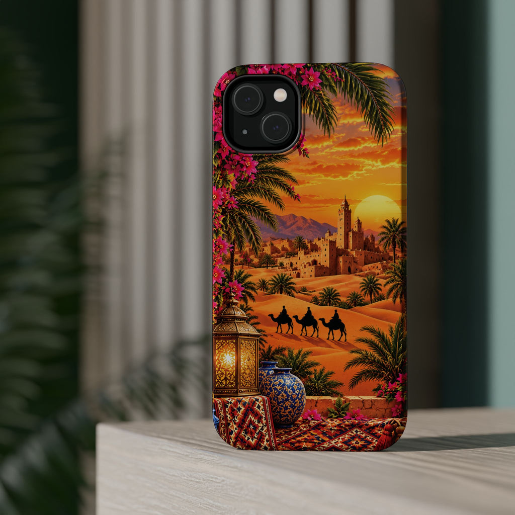 Sahara Heritage — Magnetic Impact-Resistant iPhone Cover