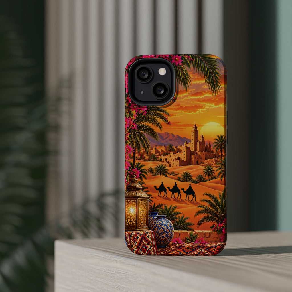 Sahara Heritage — Magnetic Impact-Resistant iPhone Cover