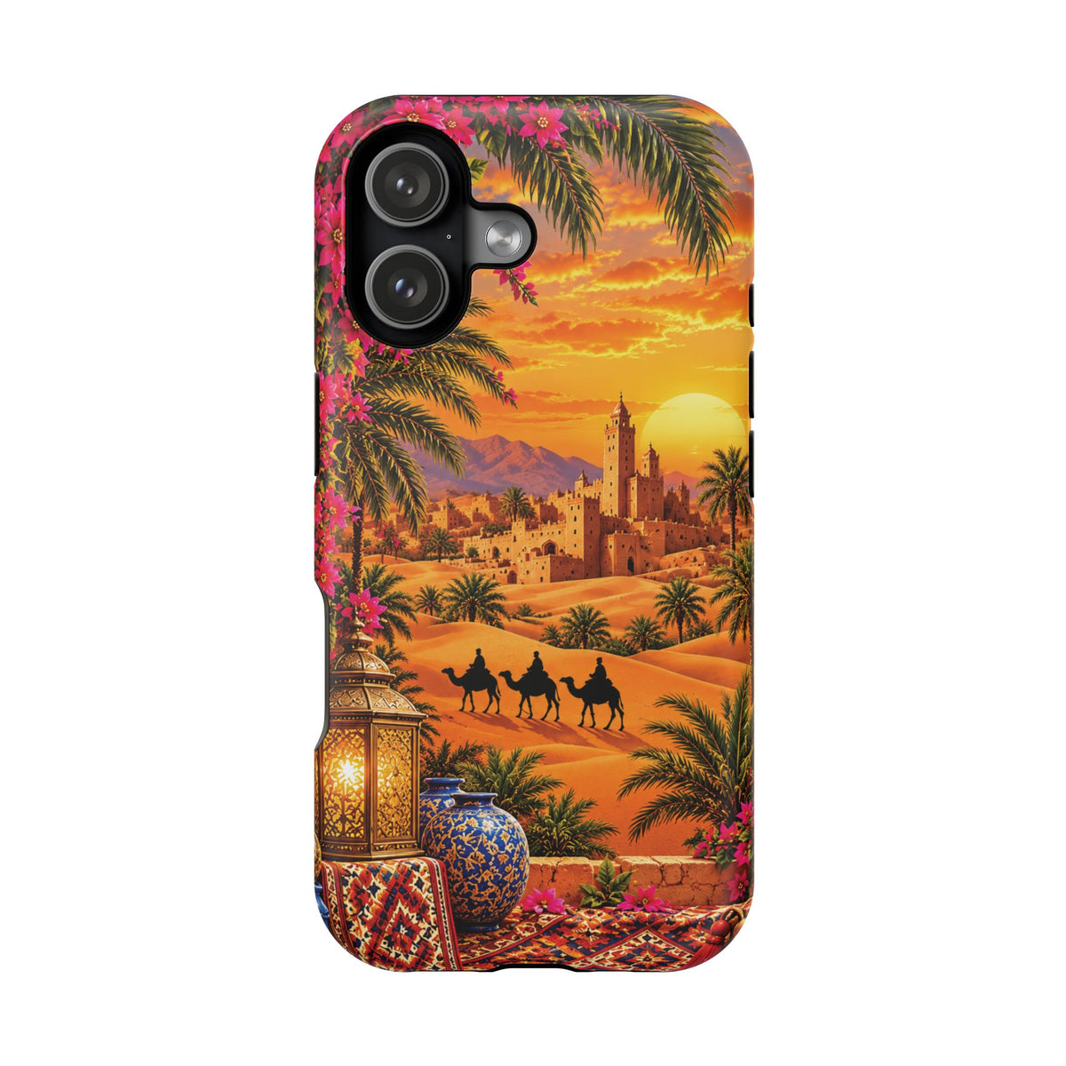Sahara Heritage — Magnetic Impact-Resistant iPhone Cover