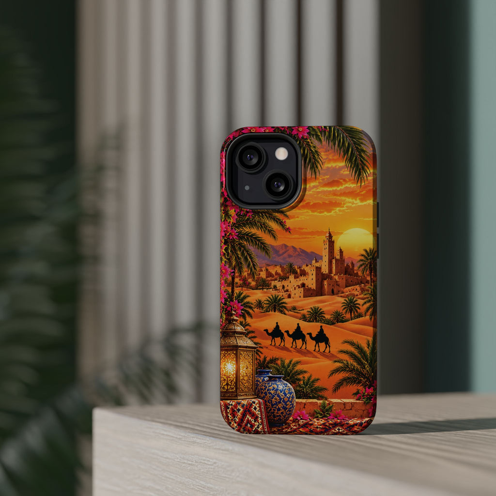 Sahara Heritage — Magnetic Impact-Resistant iPhone Cover