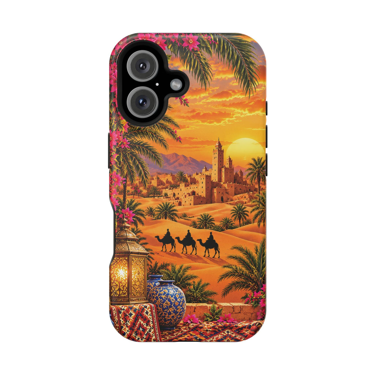 Sahara Heritage — Magnetic Impact-Resistant iPhone Cover