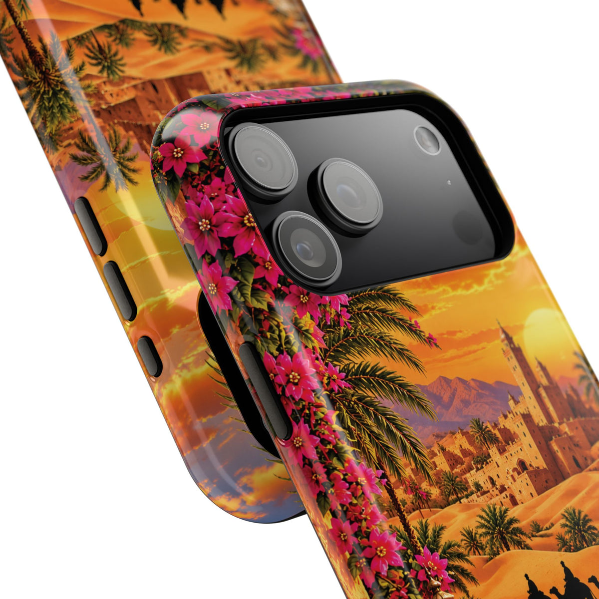 Sahara Heritage — Magnetic Impact-Resistant iPhone Cover