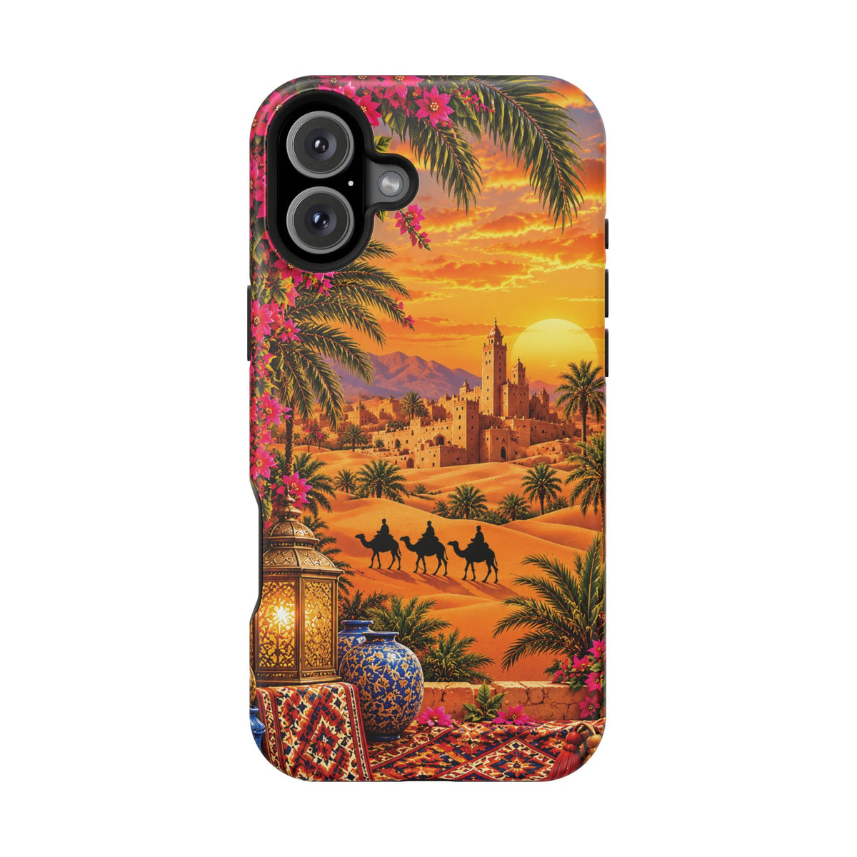 Sahara Heritage — Magnetic Impact-Resistant iPhone Cover
